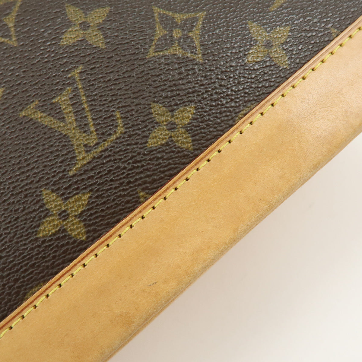 Louis Vuitton Monogram Alma PM Canvas Leather Hand Bag Brown M51130