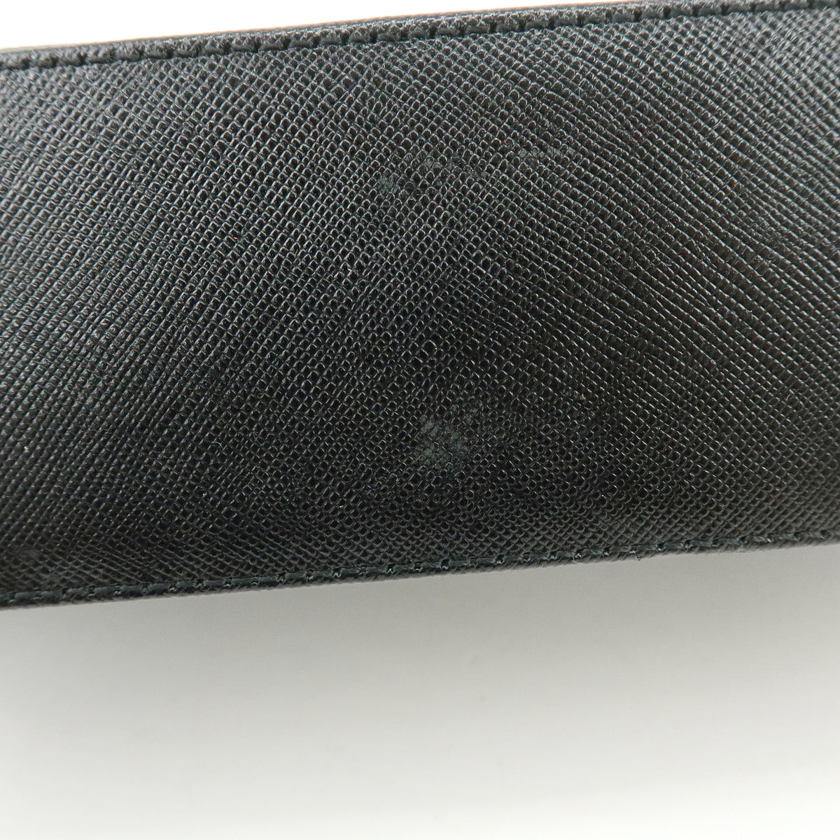 BURBERRY Logo Plate Leather Shoulder Bag Hand Bag Black