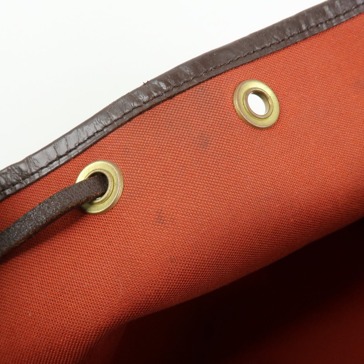 Louis Vuitton Damier Ebene Canvas Leather Petit Noe SPO Shoulder Bag