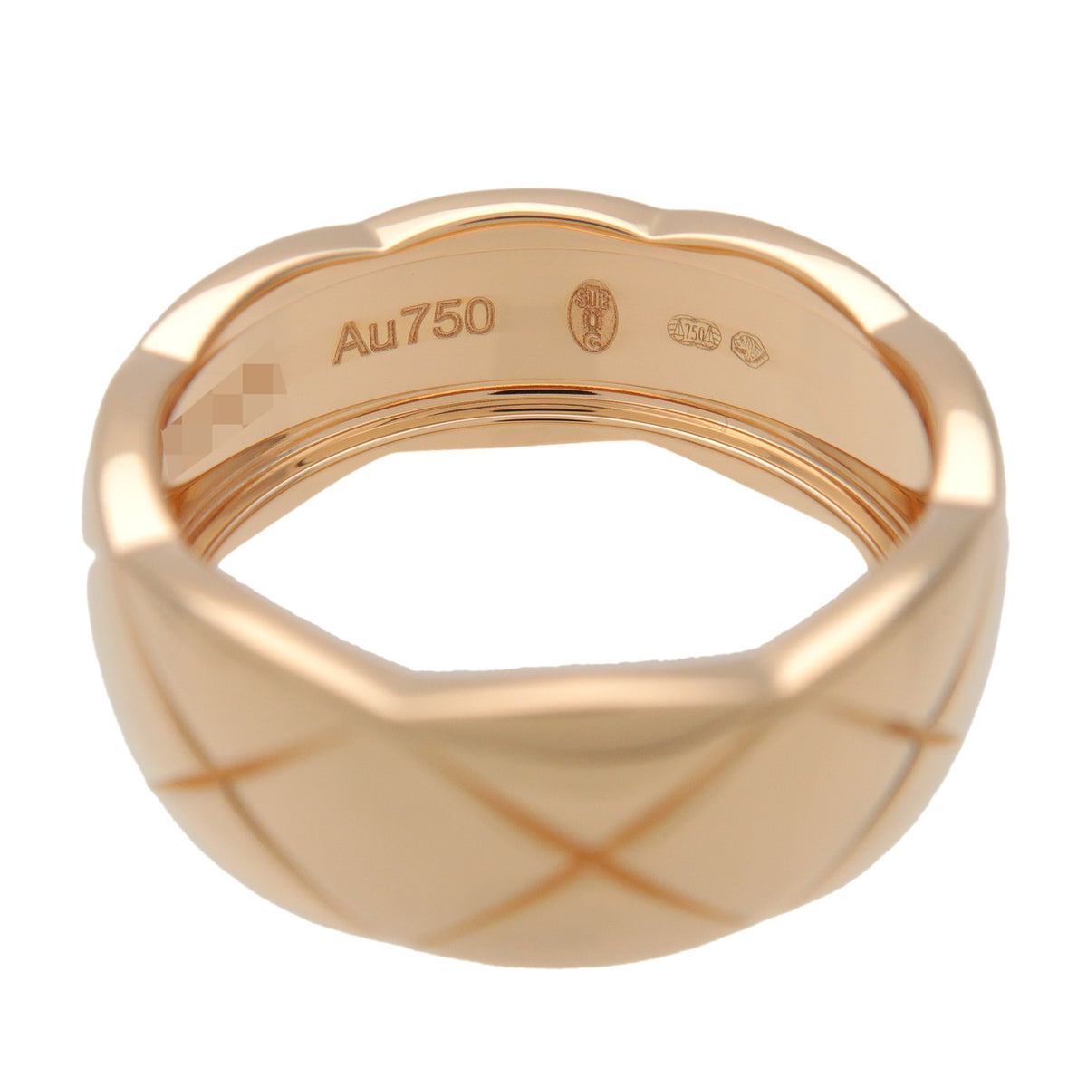 CHANEL COCO Crush Medium Ring #47 K18 750YG Yellow Gold US4.5 J10571