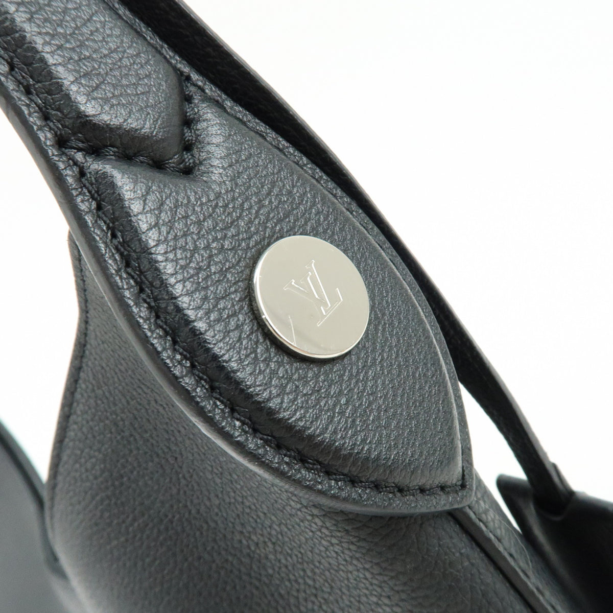 Louis Vuitton Lockme Hobo Leather Shoulder Bag Hand Bag Noir M52776