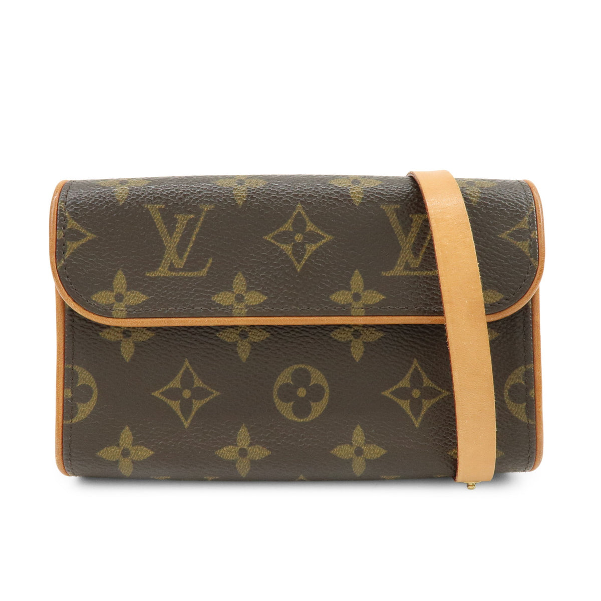 Louis Vuitton Monogram Pochette Florentine Waist Bag Belt XS M51855