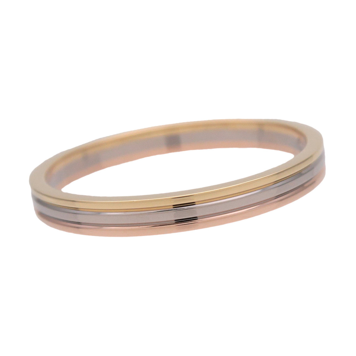 Cartier Vendome Three Color Ring K18 750YG/PG/WG #58 US8.5