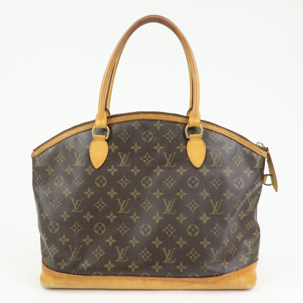 Louis Vuitton Monogram Lockit Horizontal Shoulder Bag Brown M40104