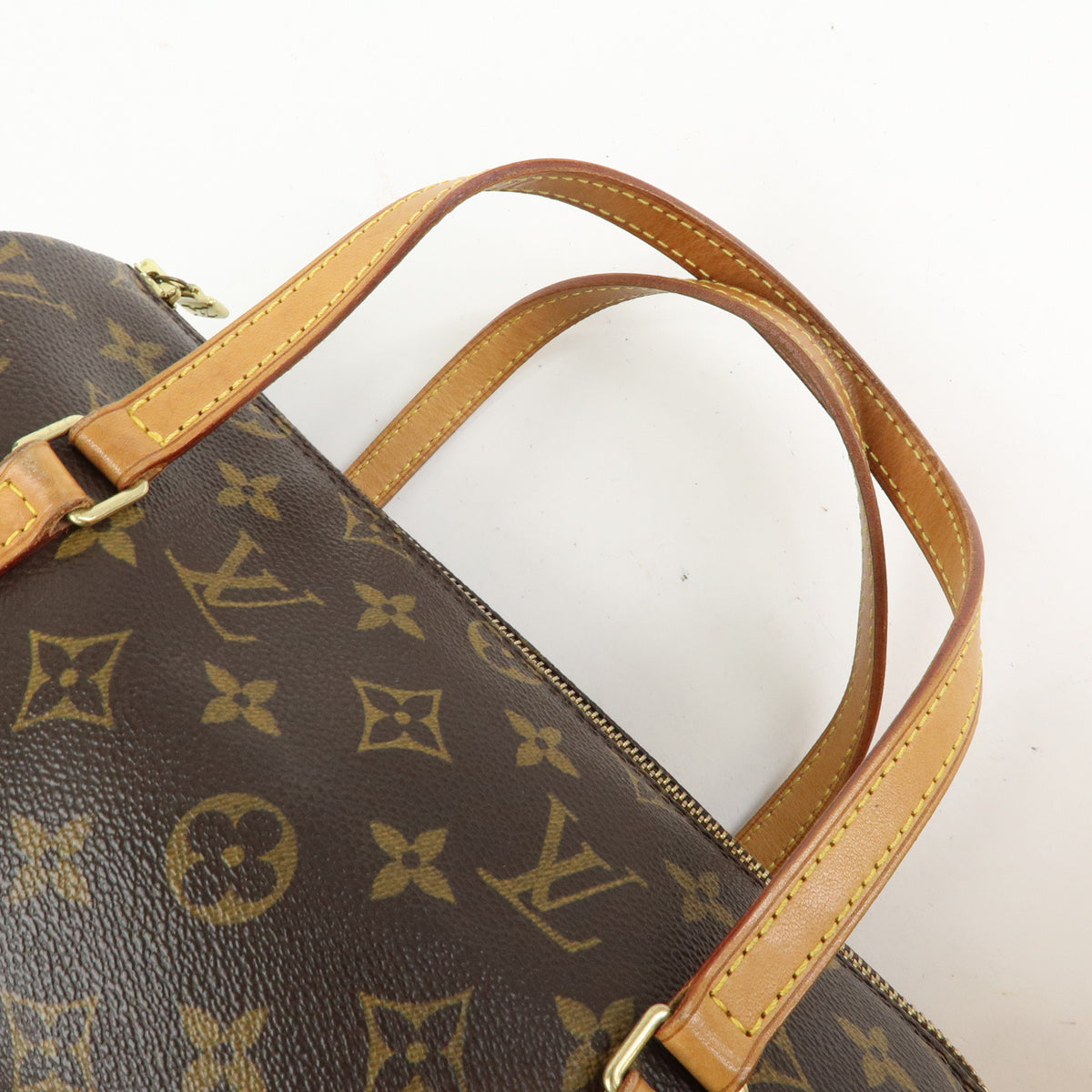 Louis Vuitton Monogram Papillon 26 Hand Bag Brown M51386