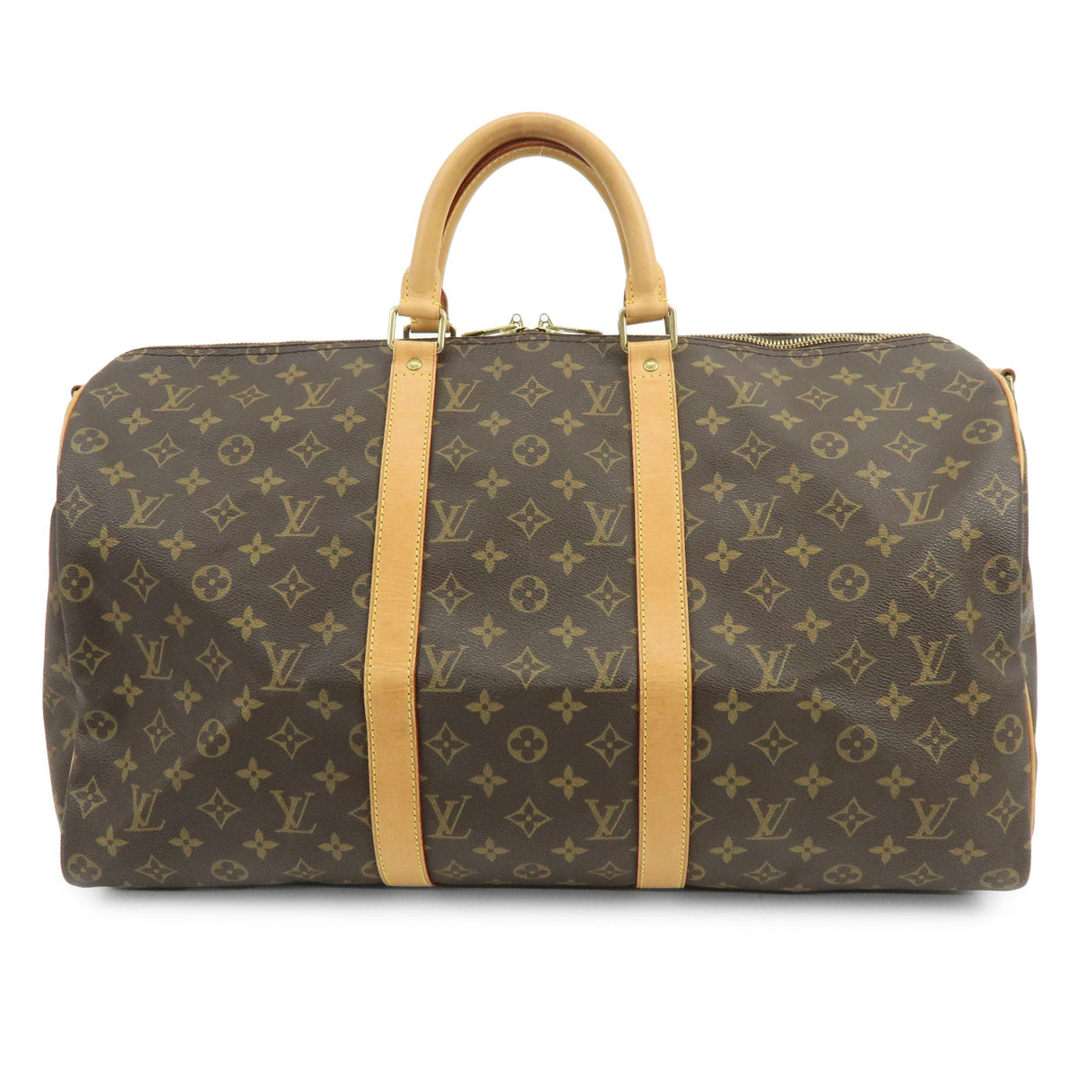Louis Vuitton Monogram Keep All Bandouliere 50 Boston Bag M41416