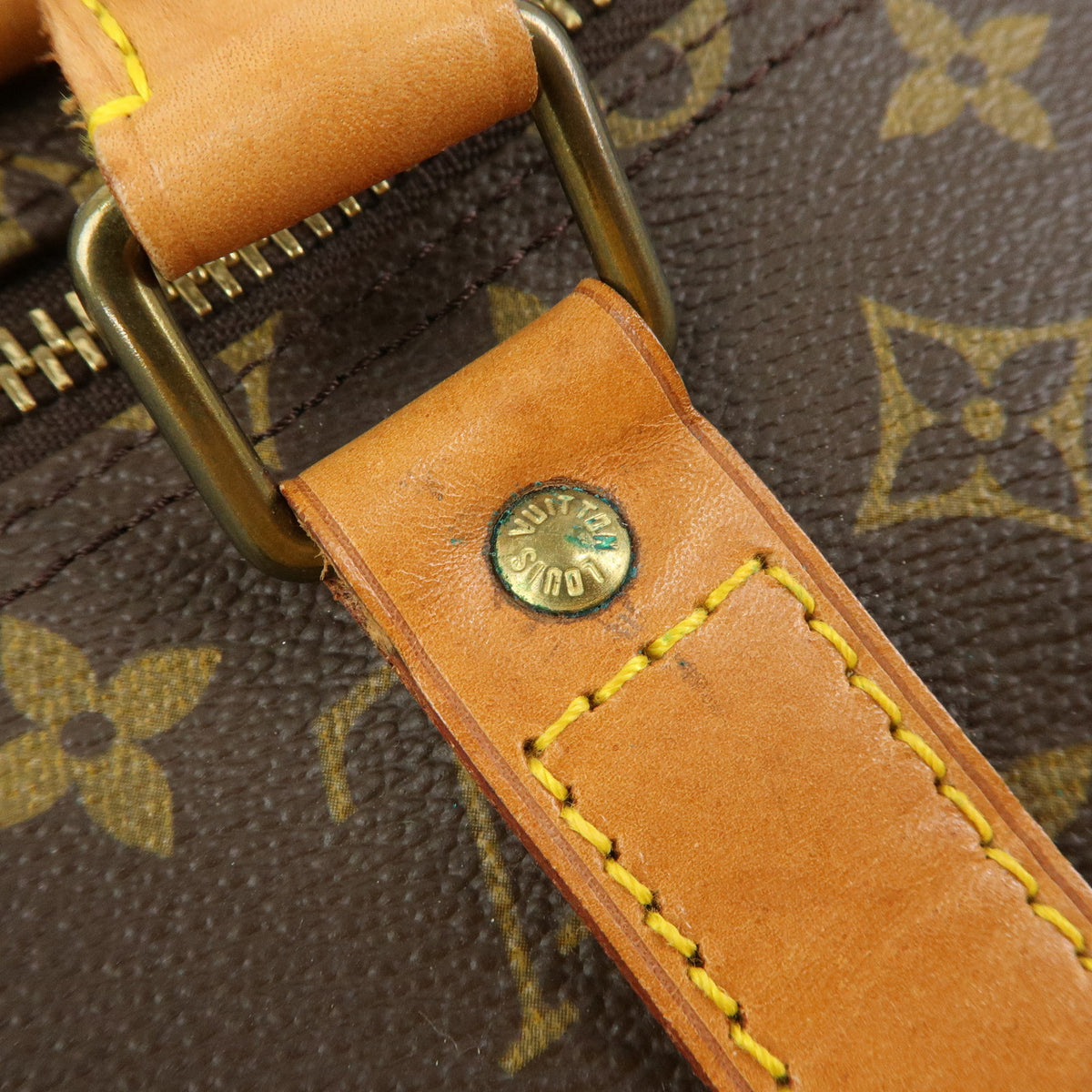 Louis Vuitton Monogram Keep All 55 Boston Bag Brown M41424