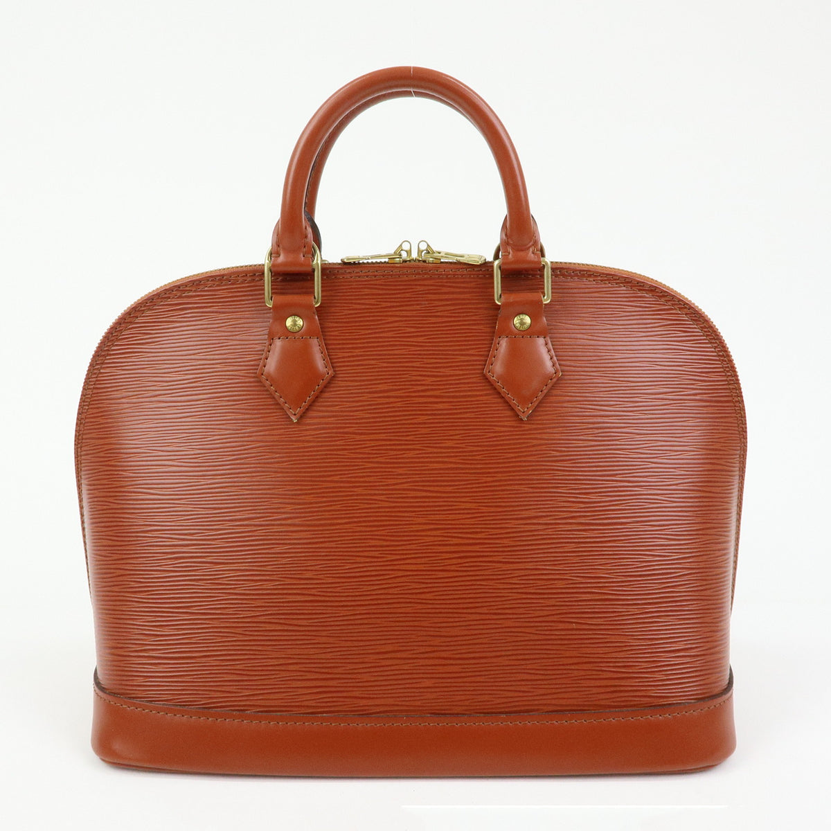 Louis Vuitton Epi Alma PM Hand Bag Kenya Brown M52143