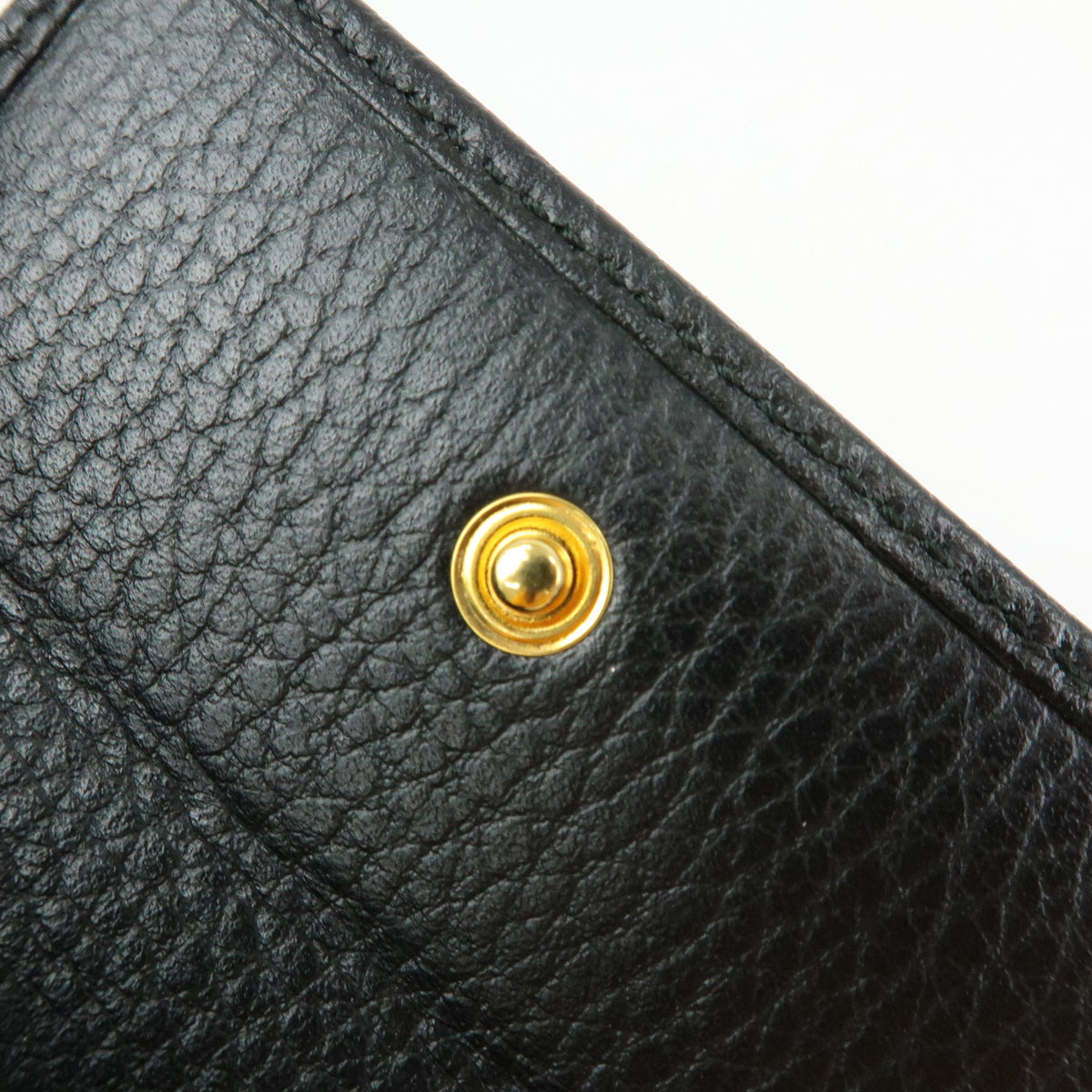 GUCCI Double G Leather 6 Ring Key Case Key Holder Black 456118