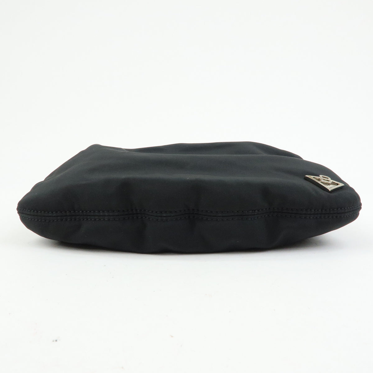 BOTTEGA VENETA Reversible Nylon Hand Bag Shoulder Bag Black Brown