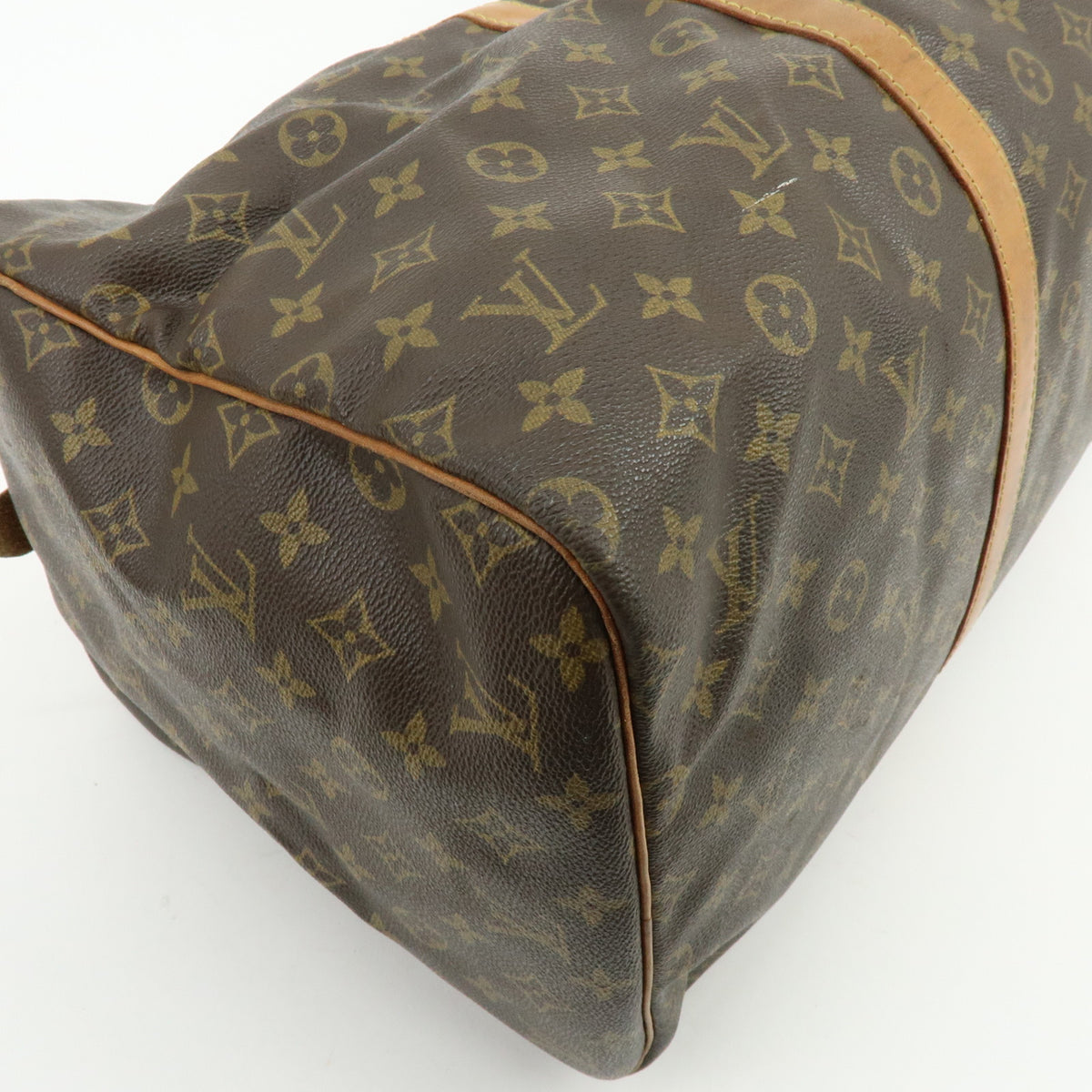 Louis Vuitton Monogram Sac Souple 55 Boston Bag Brown M41622