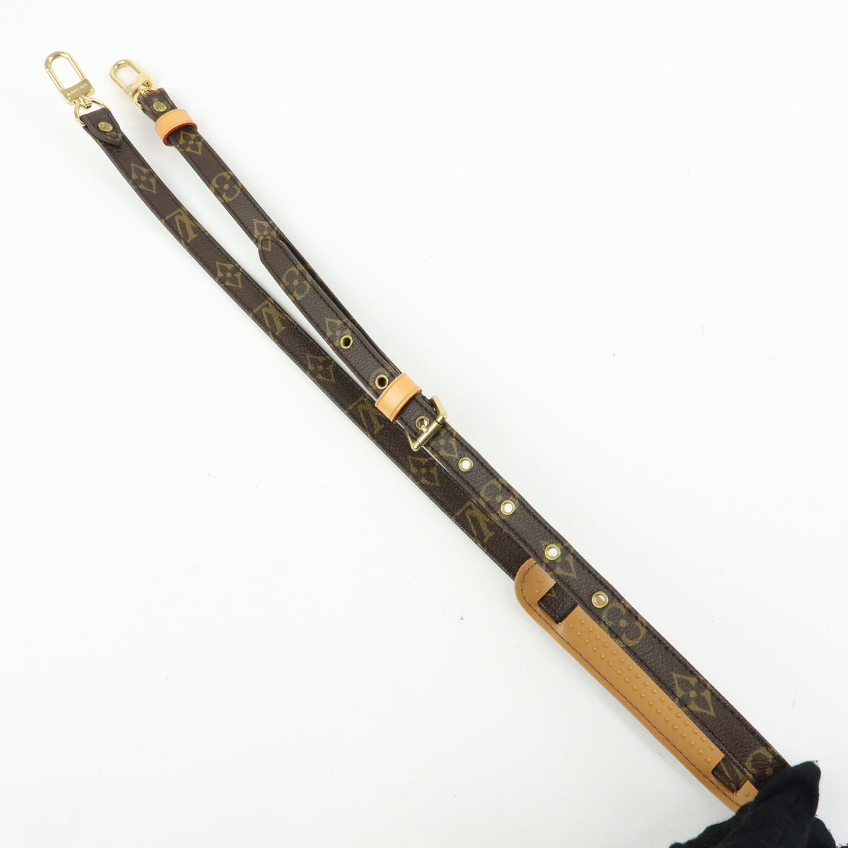 Louis Vuitton Monogram Adjustable Shoulder Strap Brown 120cm J52315