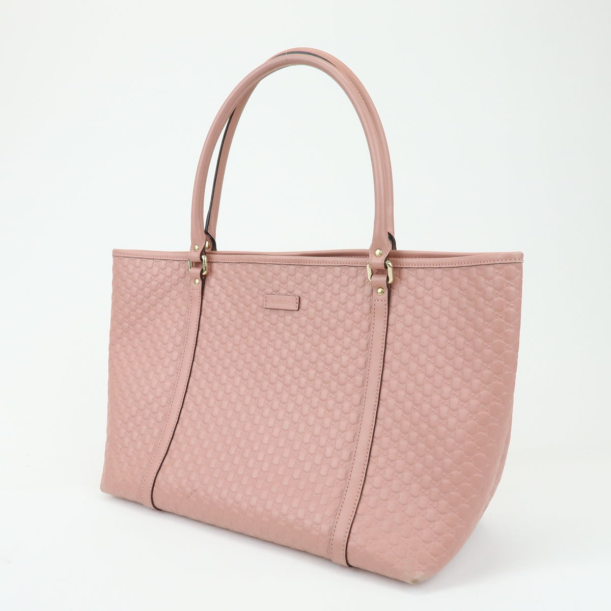GUCCI Microguccissima Leather Tote Bag Shoulder Bag Pink 449647