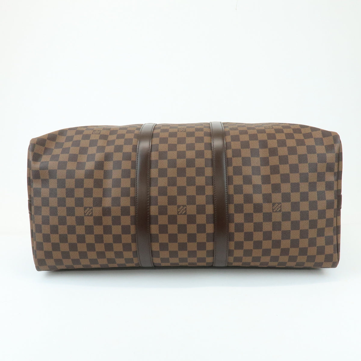 Louis Vuitton Damier Keep All Bandouliere 55 Travel Bag Brown N41414