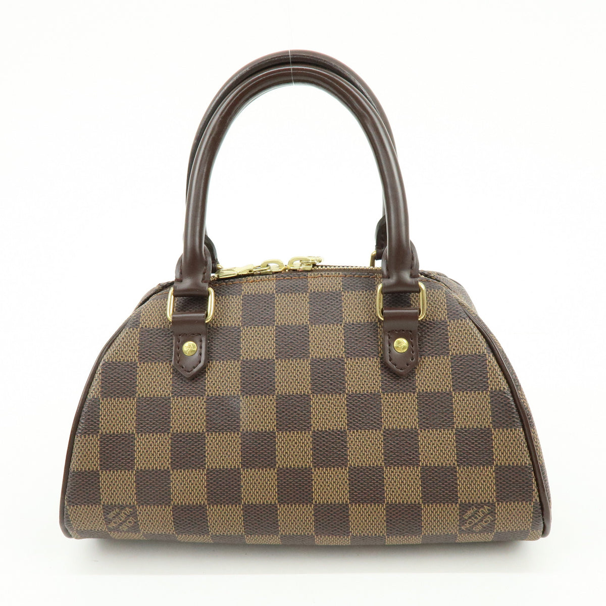 Louis Vuitton Damier Ebene Rivera Mini Hand Bag Brown N41436