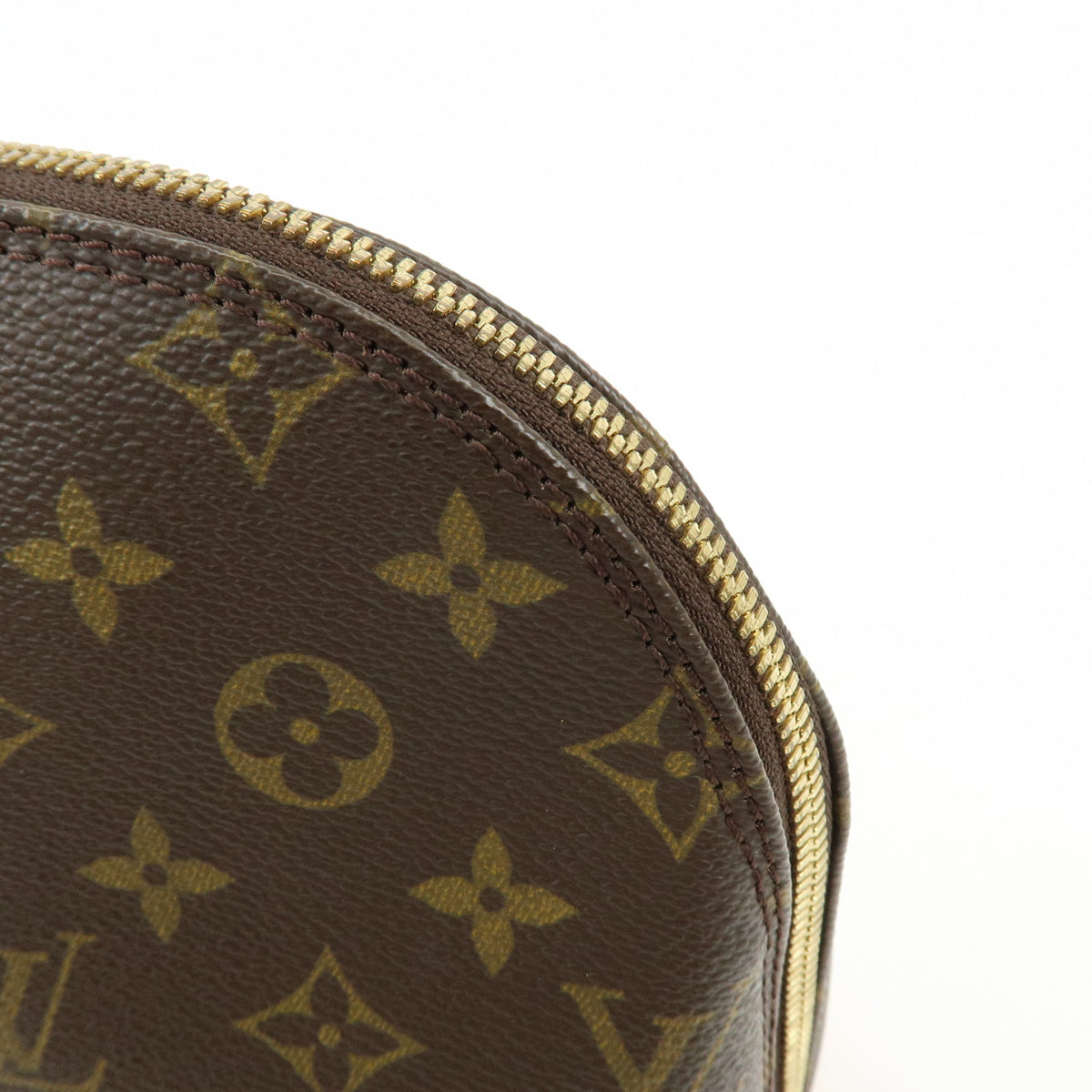Louis Vuitton Monogram Alma PM Canvas Leather Hand Bag Brown M51130
