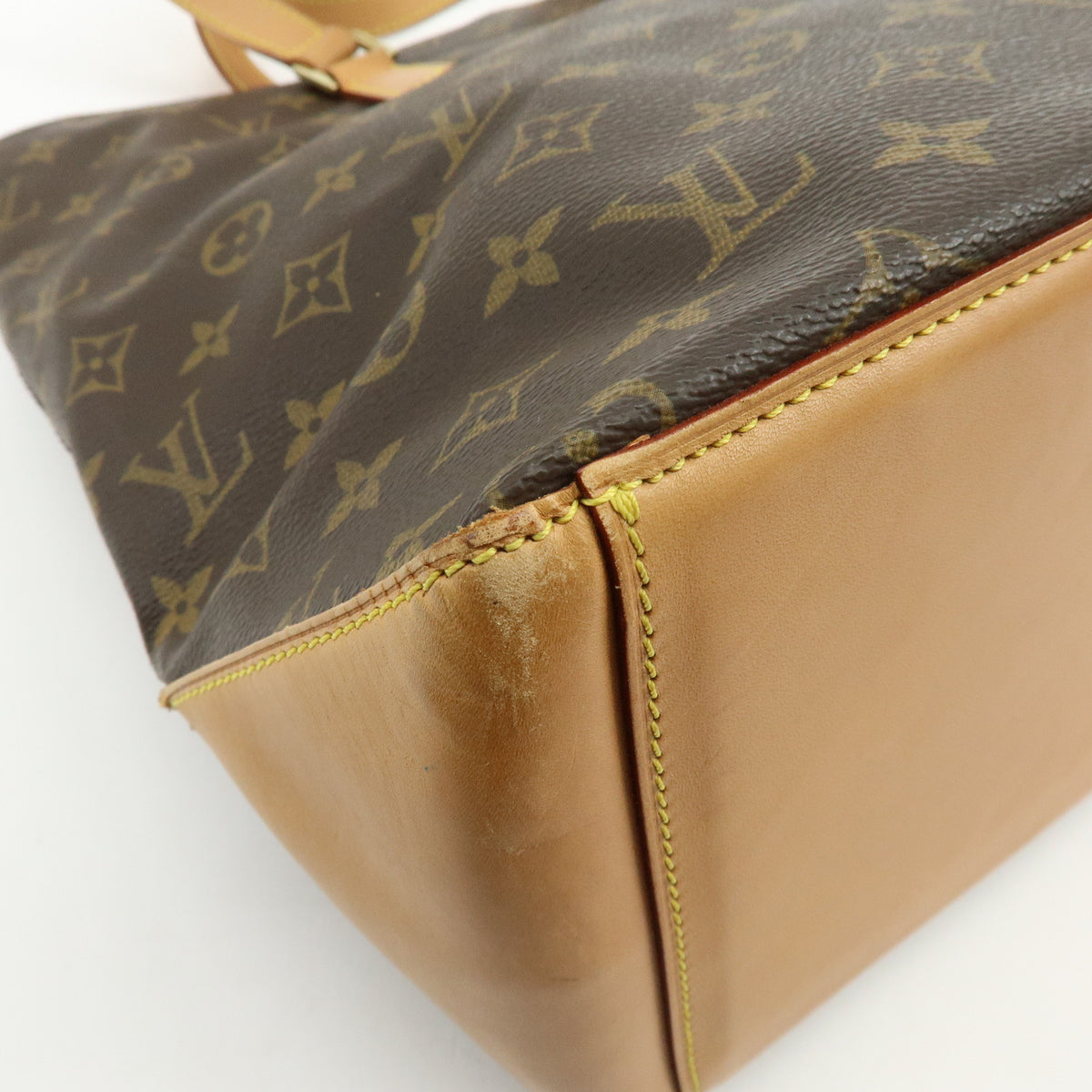 Louis Vuitton Monogram Cabas Mezzo Tote Bag Shoulder Bag Brown M51151