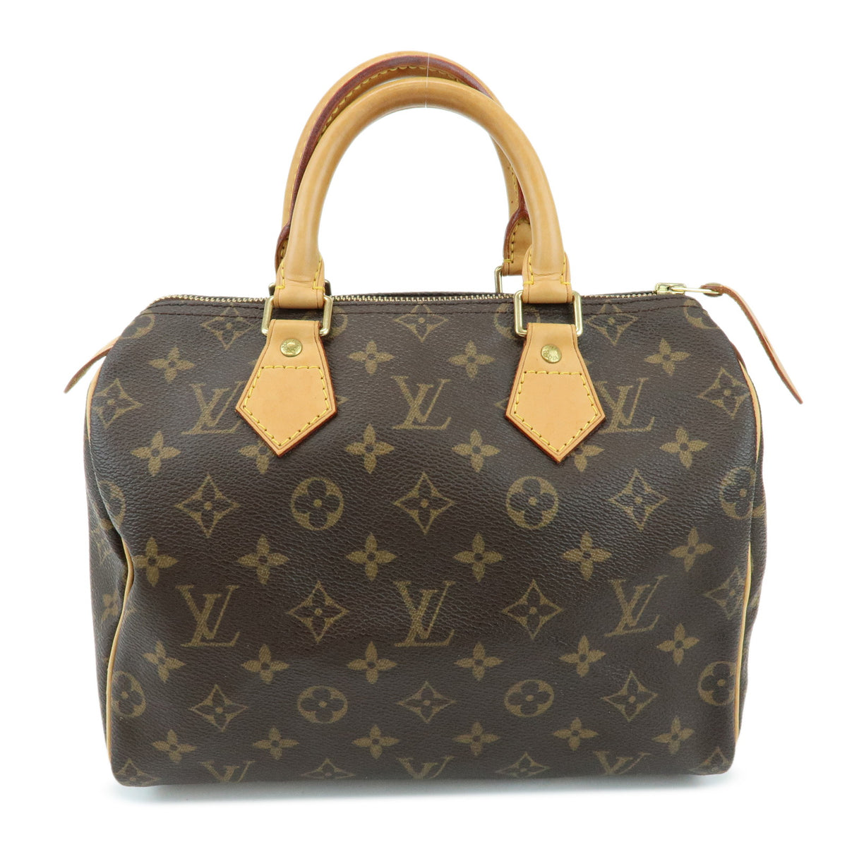 Louis Vuitton Monogram Speedy 25 Boston Bag Hand Bag Brown M41528