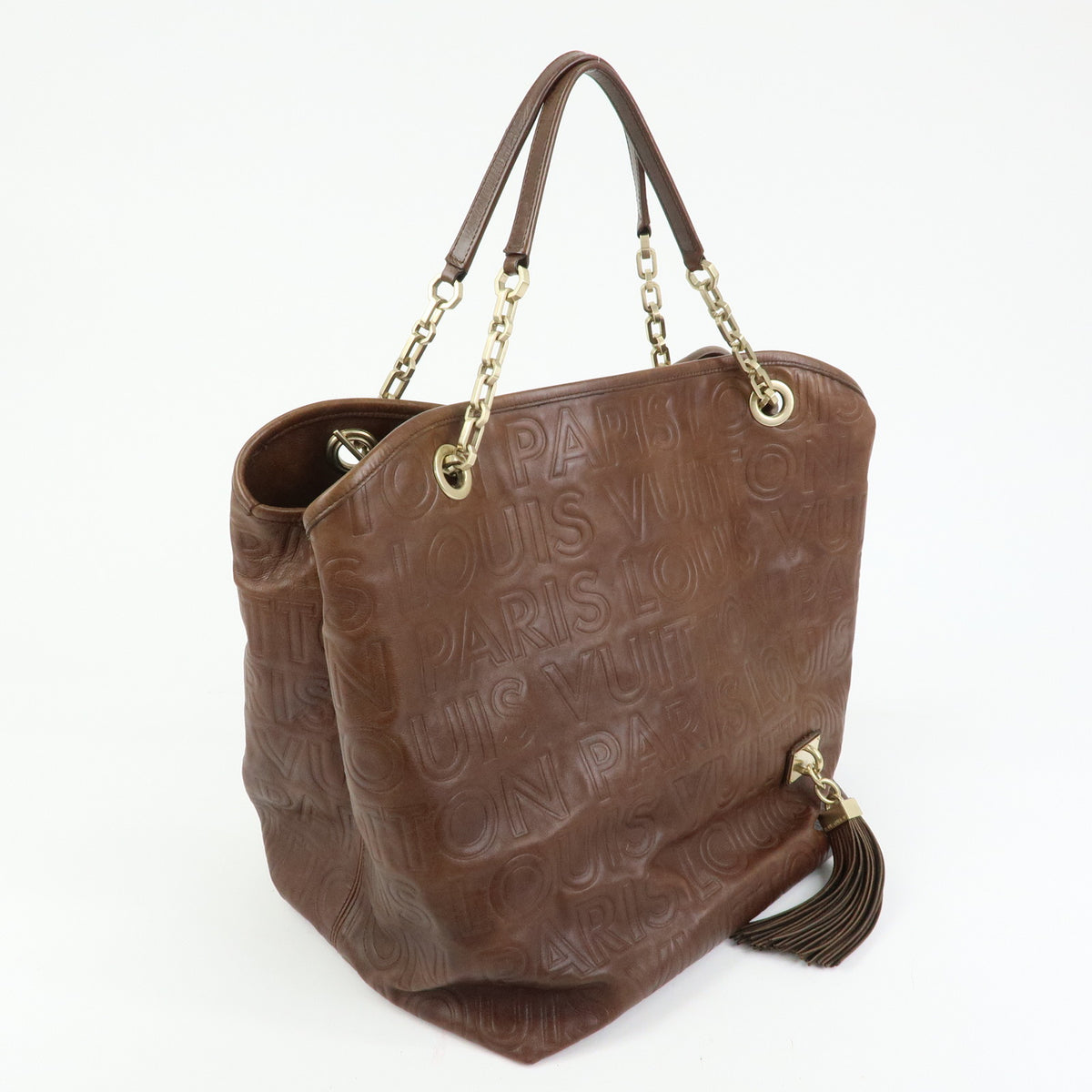 Louis Vuitton Paris Souple Wish Leather Shoulder Bag Brown M95830