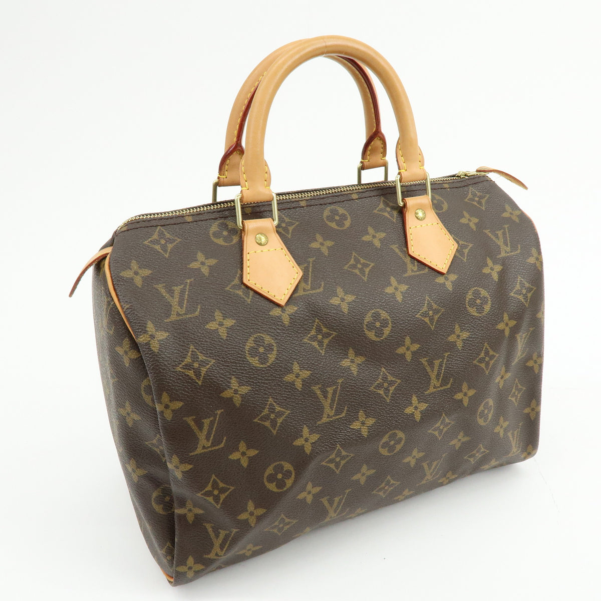 Louis Vuitton Monogram Speedy 30 Boston Bag Hand Bag Brown M41526