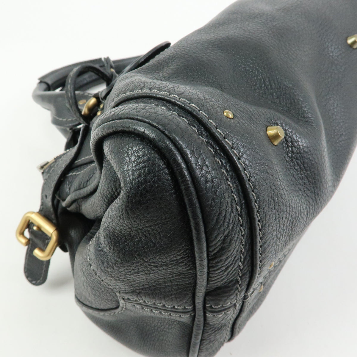 Chloe Paddington Leather Shoulder Bag Hand Bag Black