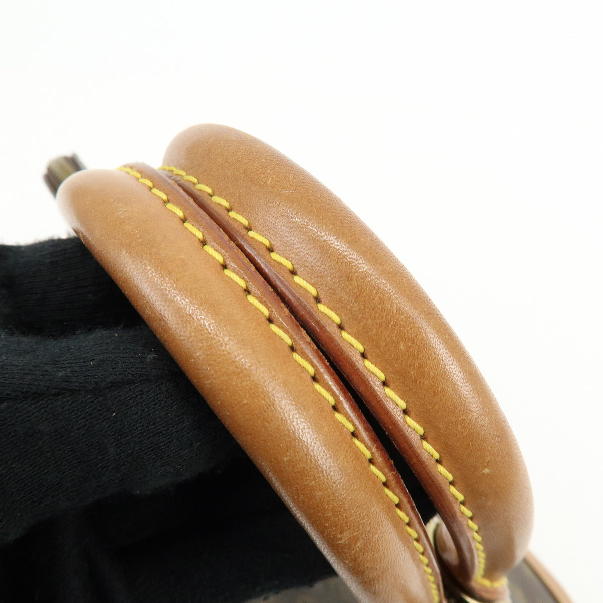 Louis Vuitton Monogram Alma Canvas Leather Hand Bag Brown M51130