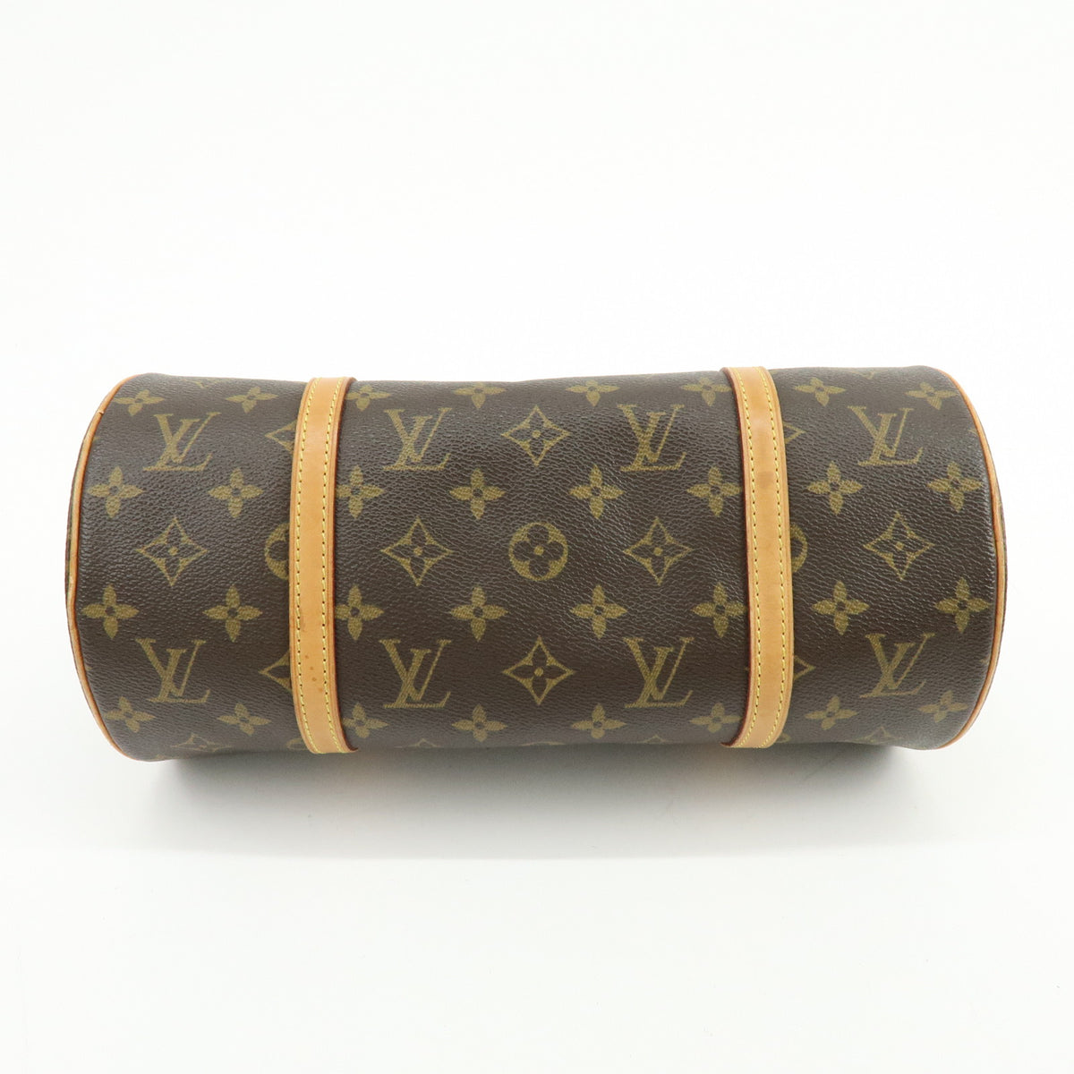 Louis Vuitton Monogram Papillon 30 Hand Bag Brown M51385
