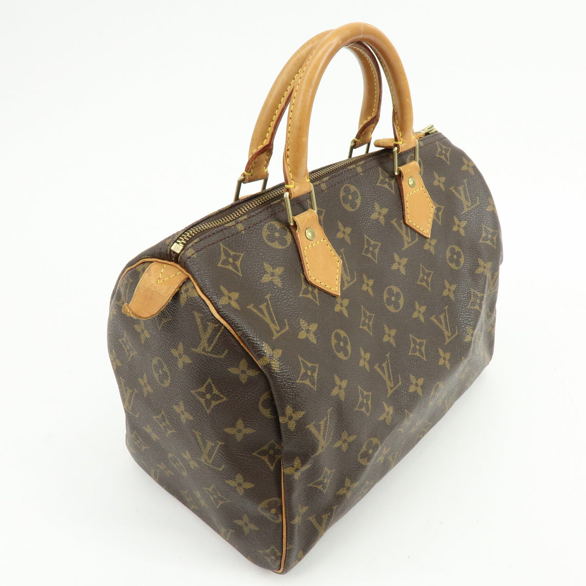 Louis Vuitton Monogram Speedy 30 Boston Bag Hand Bag Brown M41526