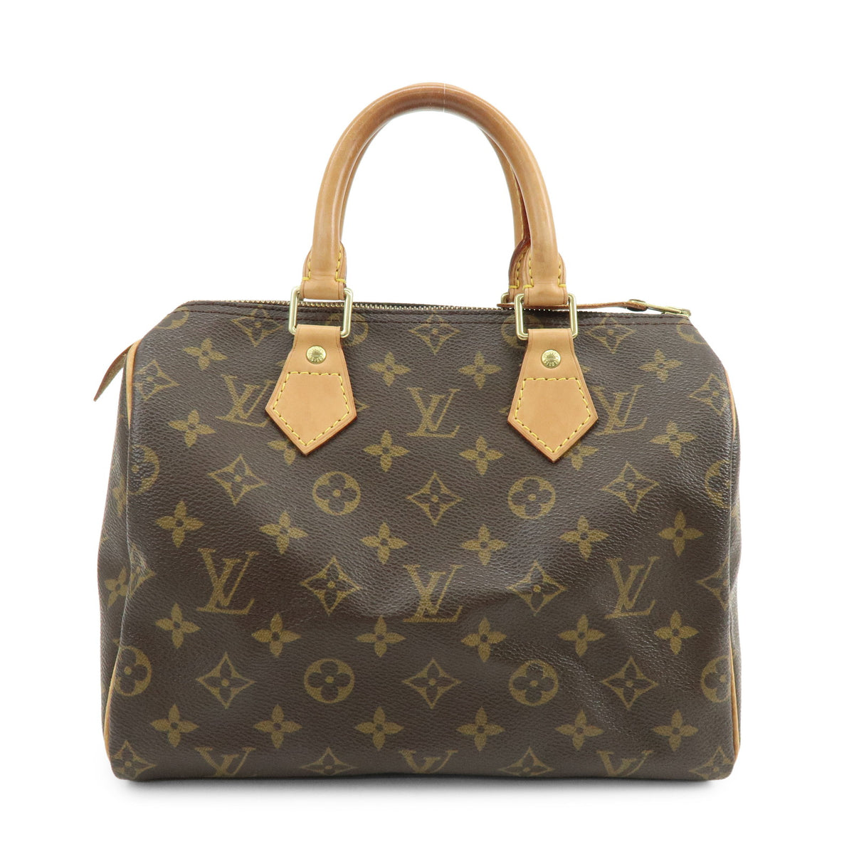 Louis Vuitton Monogram Speedy 25 Boston Bag Hand Bag Brown M41528