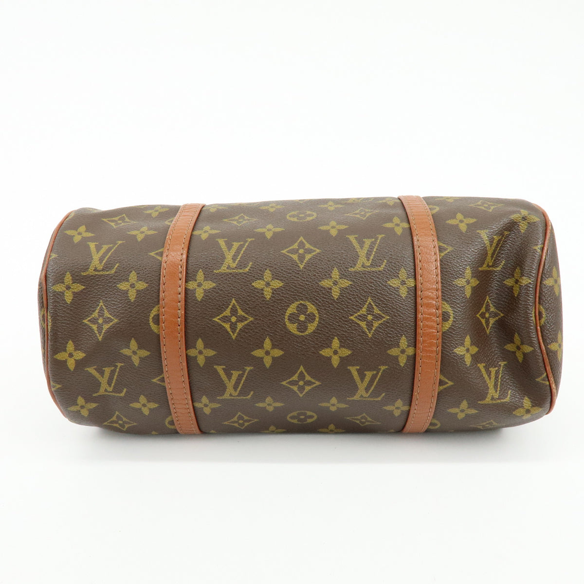 Louis Vuitton Monogram Papillon 30 Hand Bag Brown M51365
