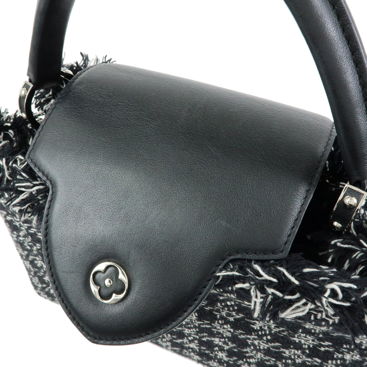 Louis Vuitton Capucines MM 2Way Bag Hand Shoulder Bag Noir Blanc M54979