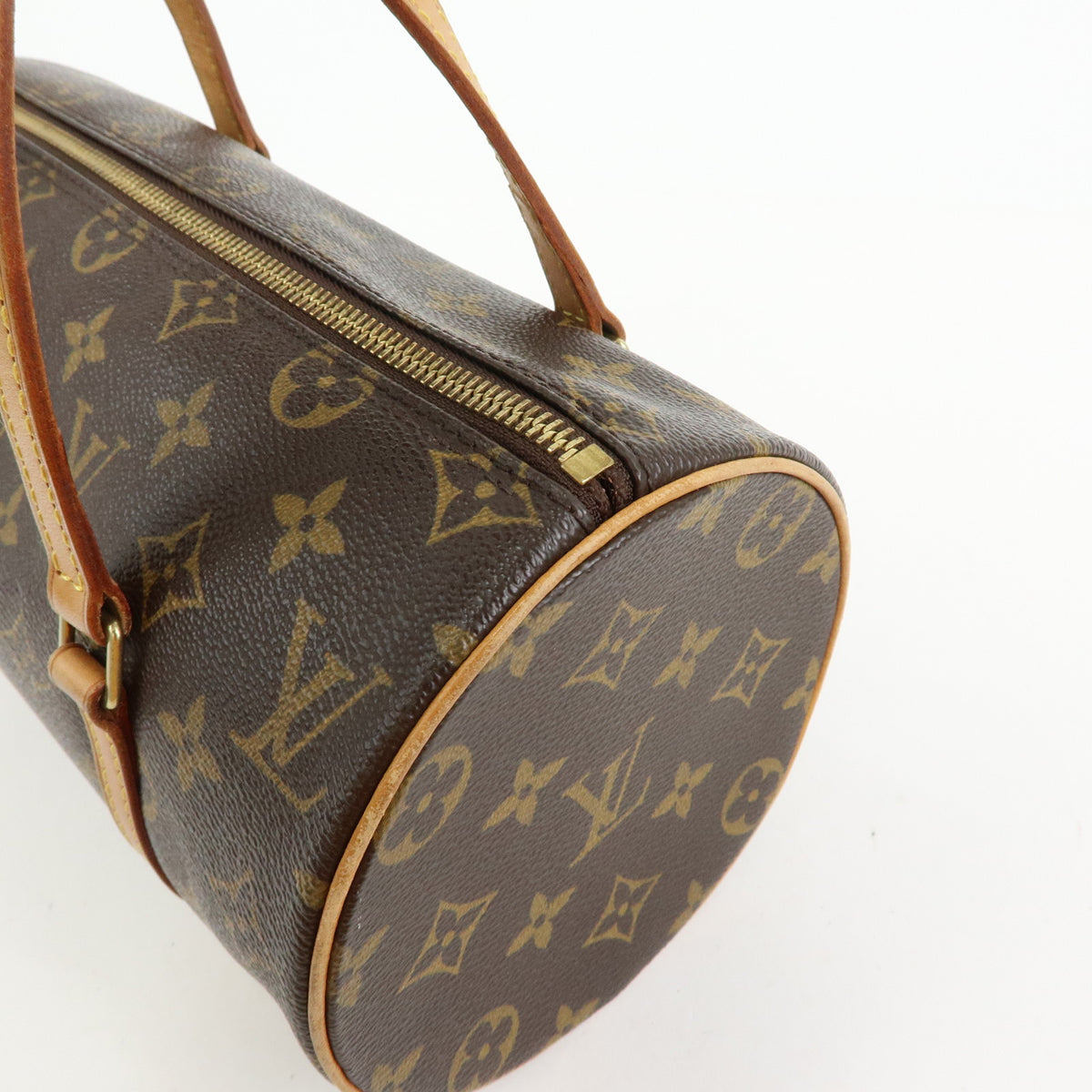 Louis Vuitton Monogram Papillon 26 Hand Bag Brown M51386