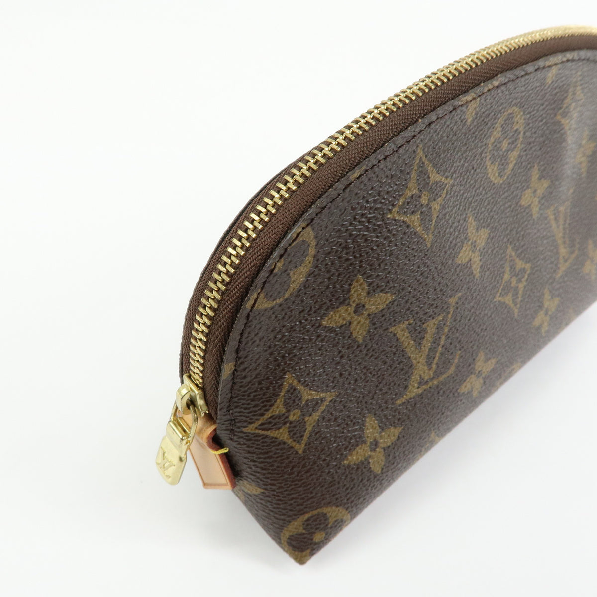 Louis Vuitton Monogram Pochette Cosmetic PM Pouch Brown M47515
