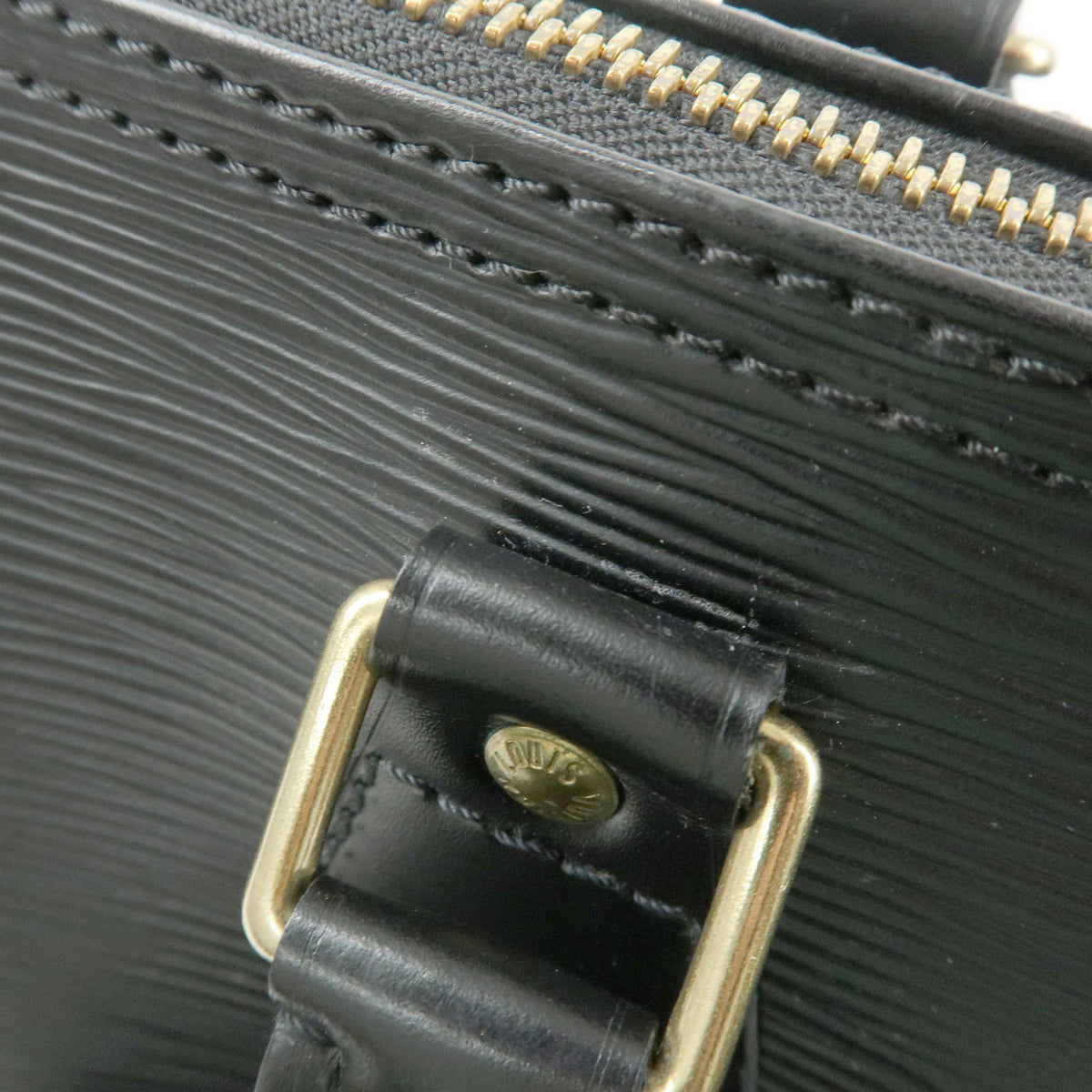 Louis Vuitton Epi Speedy 25 Leather Hand Bag Boston Bag Noir M59032