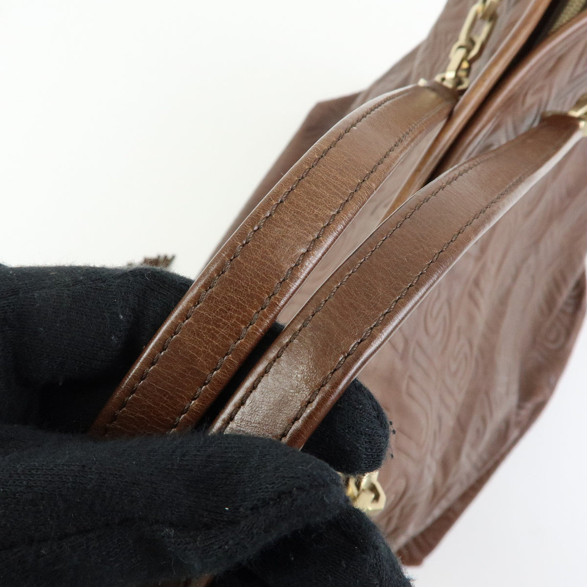 Louis Vuitton Paris Souple Wish Leather Shoulder Bag Brown M95830