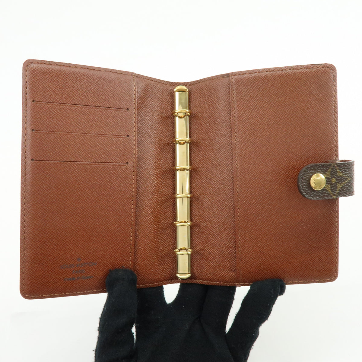 Louis Vuitton Monogram Agenda PM Planner Cover Brown R20005