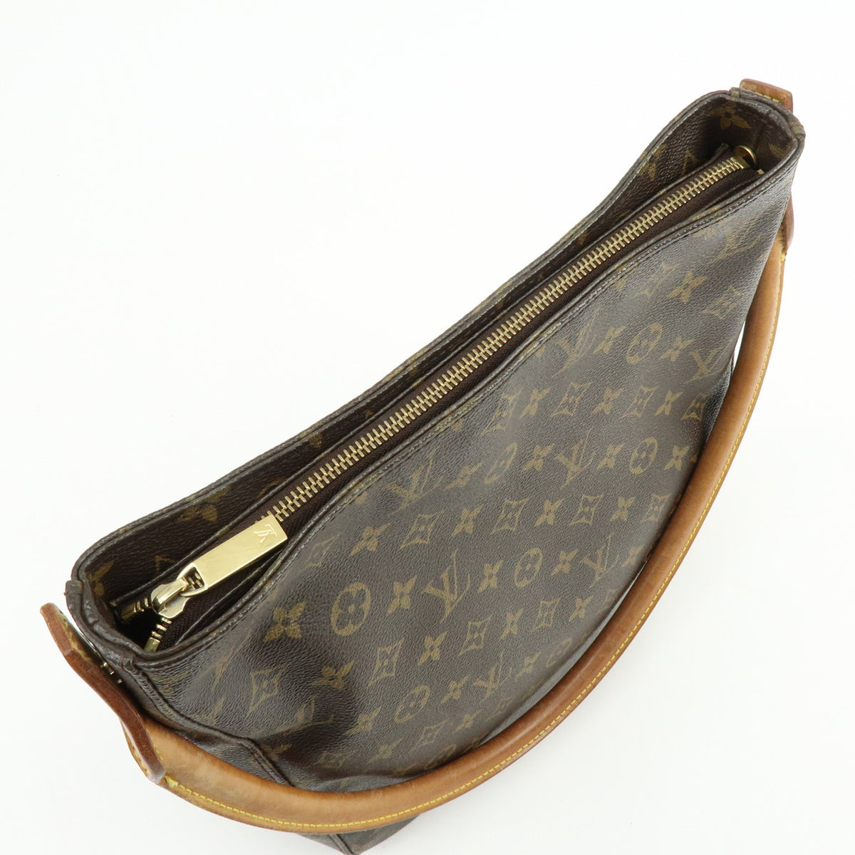 Louis Vuitton Monogram Looping GM Leather Shoulder Bag Brown M51145