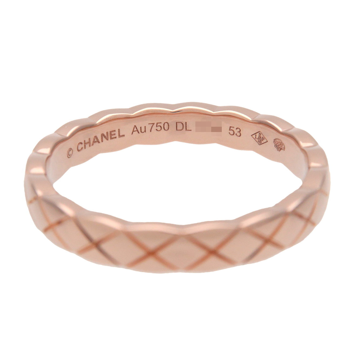 CHANEL COCO Crush Mini Ring K18 750PG Rose Gold #53 US6.25 J11785