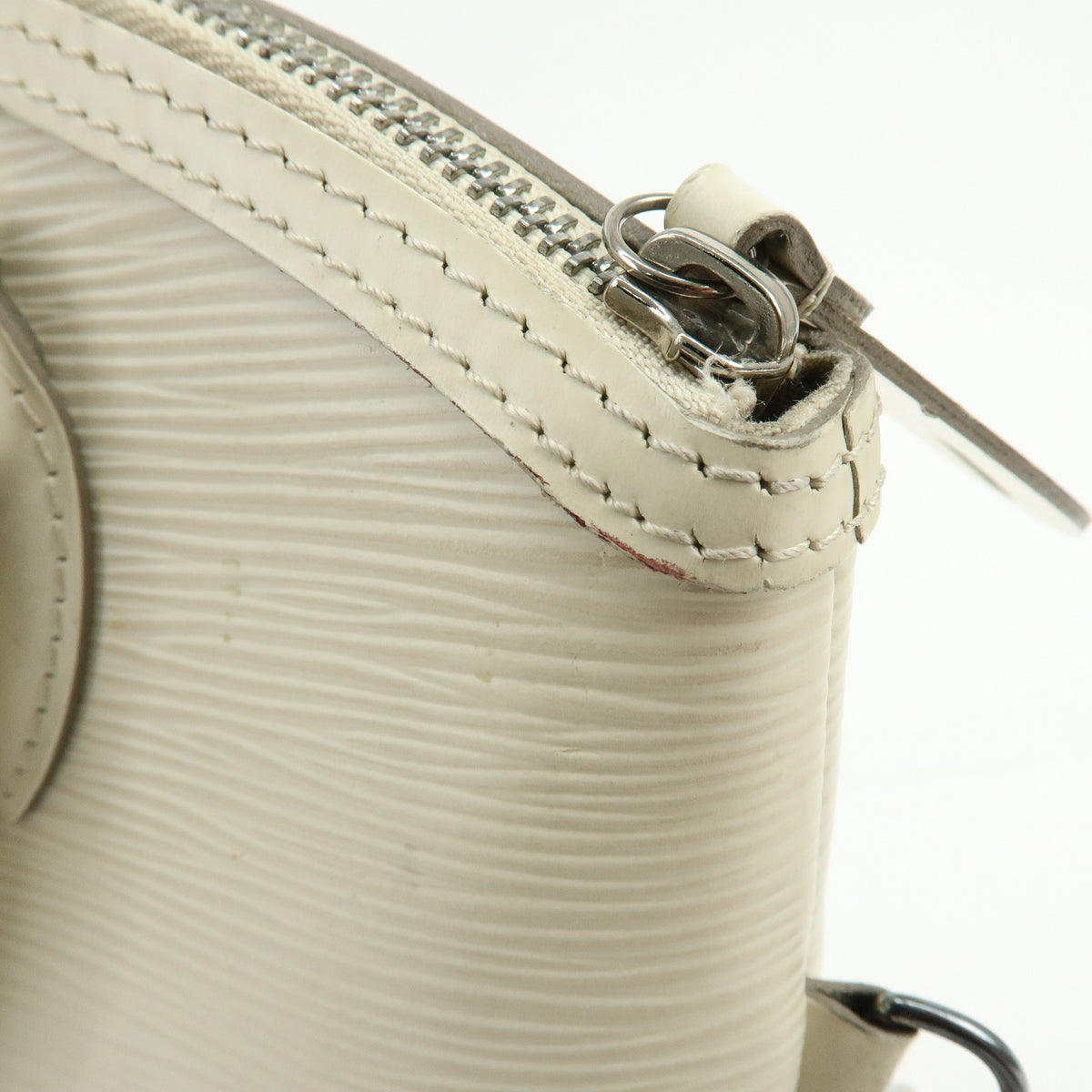 Louis Vuitton Epi Lockit Hand Bag Tote Bag Ivoire White M4229J