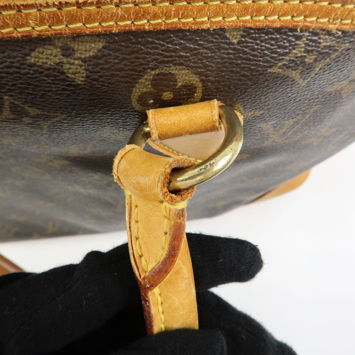 Louis Vuitton Monogram Lockit Horizontal Shoulder Bag Brown M40104