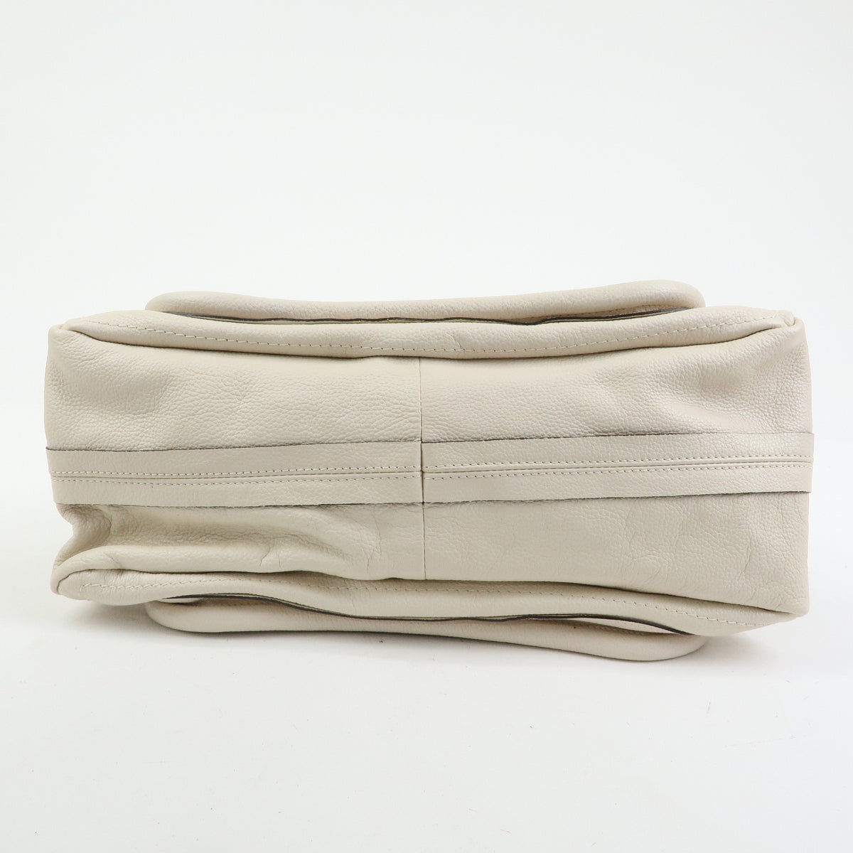 Chloe Paraty Leather 2Way Bag Shoulder Bag Hand Bag Ivory