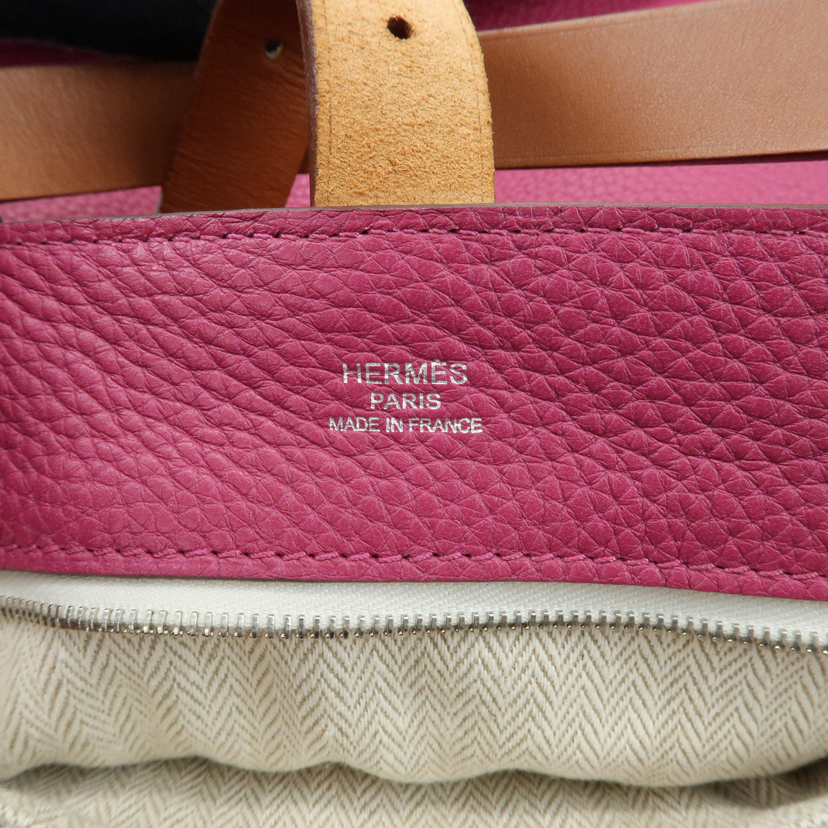 HERMES Taurillon Clemence Marwari PM Shoulder Bag □O Stamped Tosca