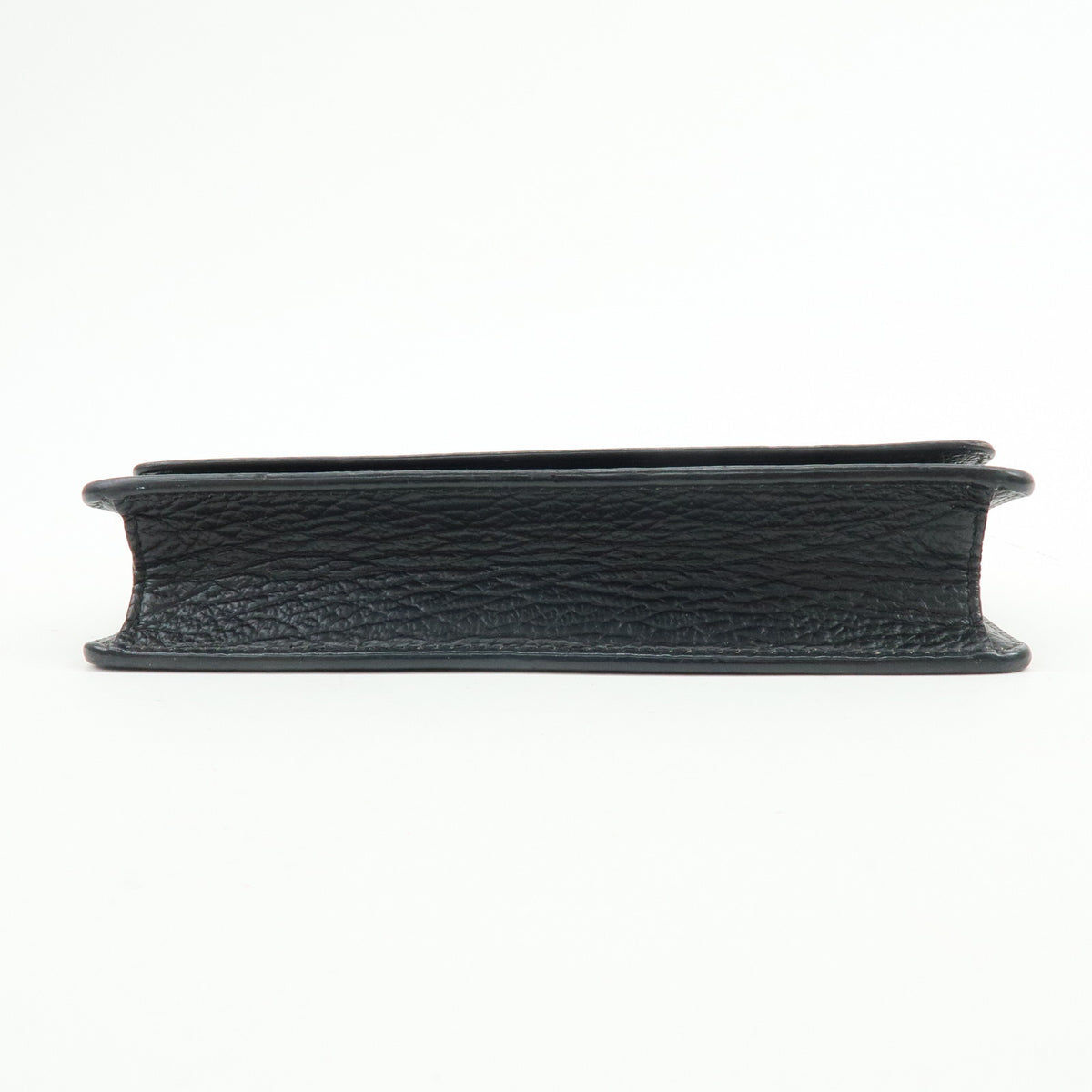 Maison Margiela Four-Stitch Leather Chain Wallet Shoulder Bag Black