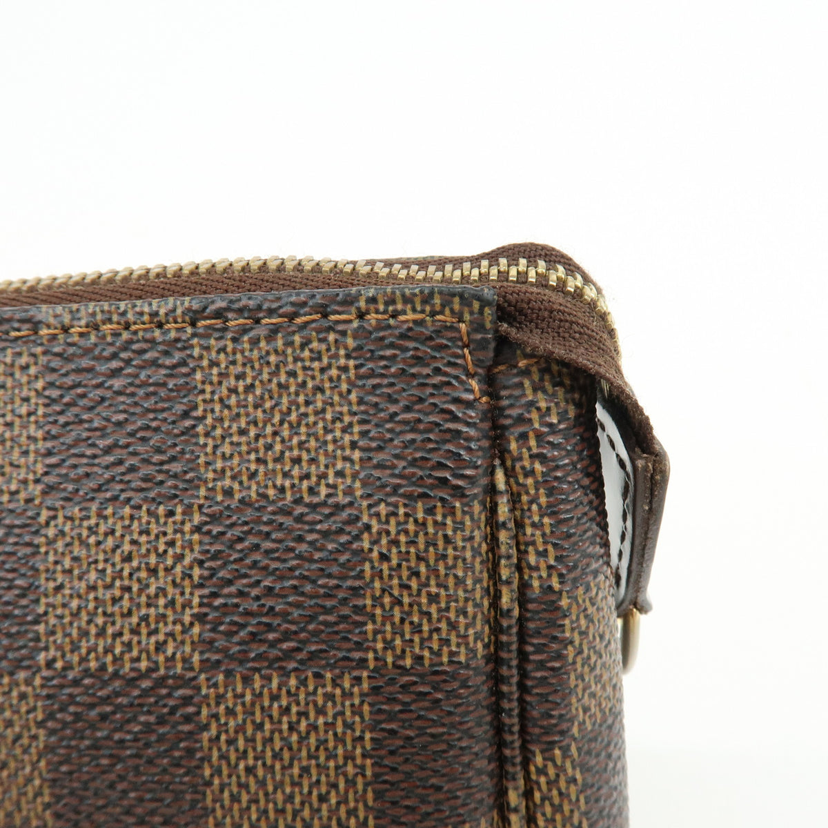 Louis Vuitton Damier Ebene Pochette Accessoires Hand Bag Brown N51985