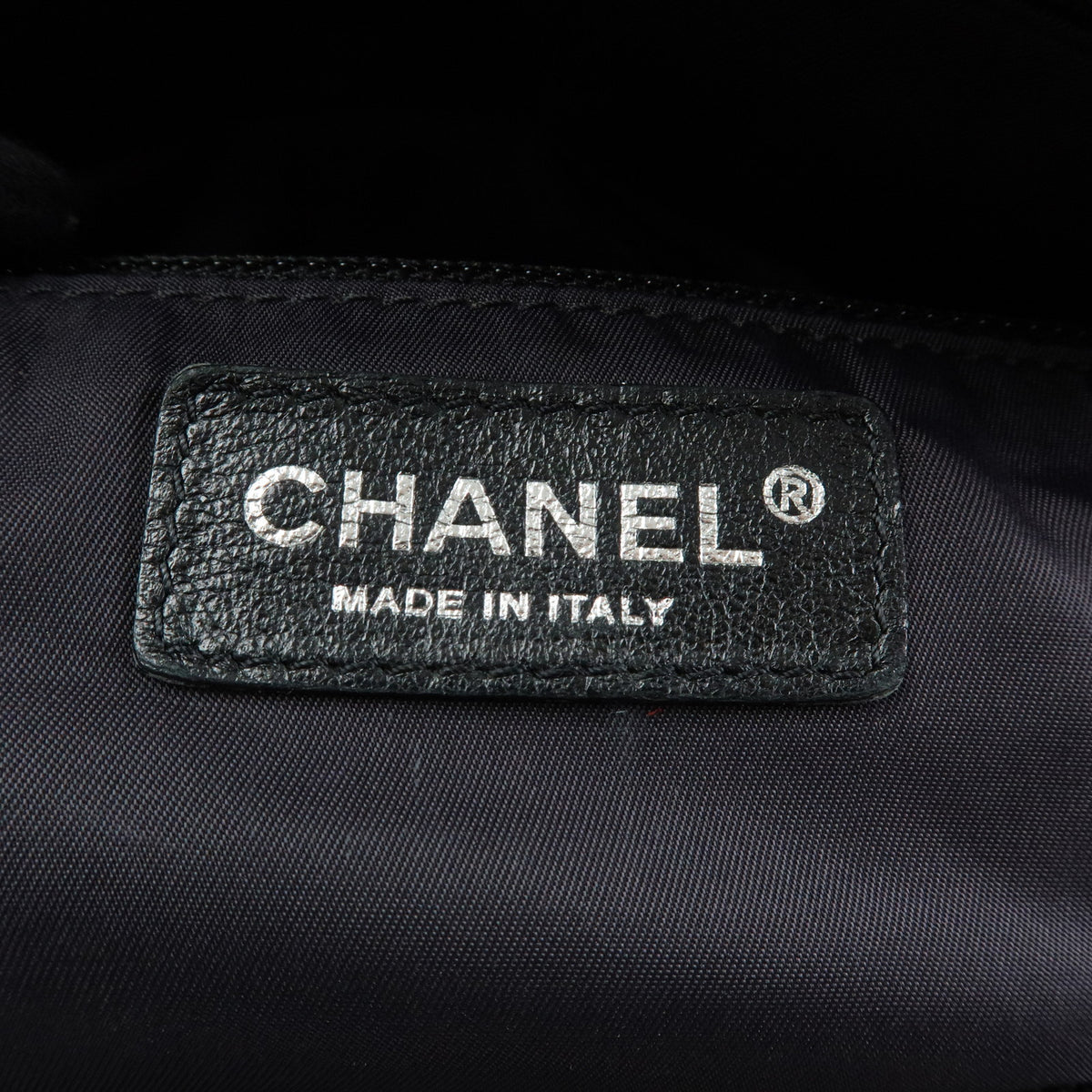 CHANEL Paris Biarritz GM PVC Leather Tote Bag Shoulder Bag Black