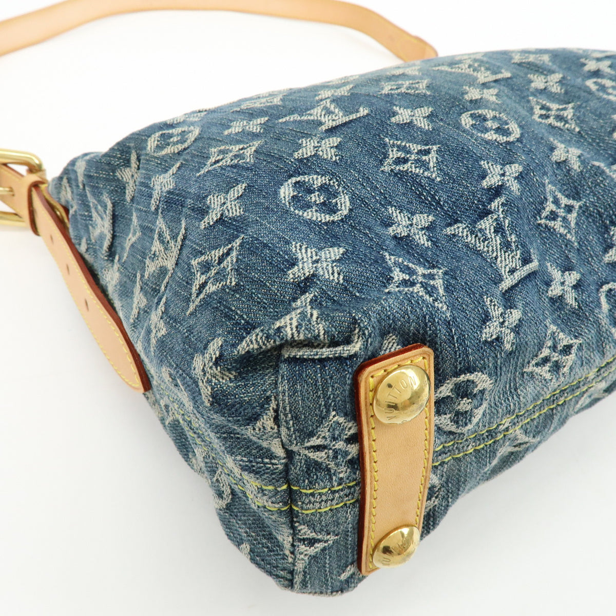 Louis Vuitton Monogram Denim Baggy PM 2Way Bag Shoulder Bag M95049