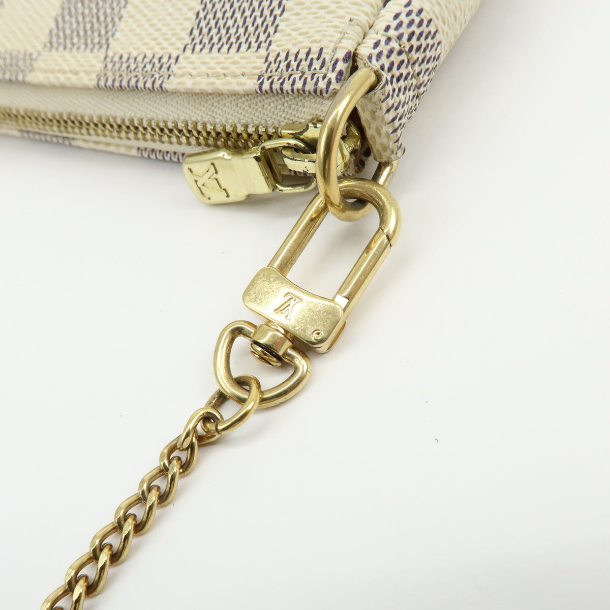Louis Vuitton Damier Azur Mini Pochette Accesoire Pouch N58010