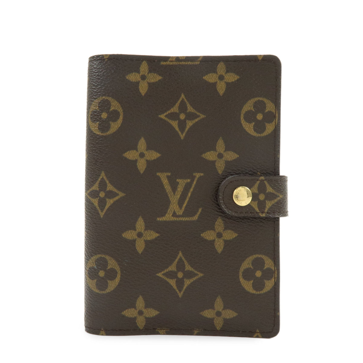Louis Vuitton Monogram Agenda PM Planner Cover Brown R20005