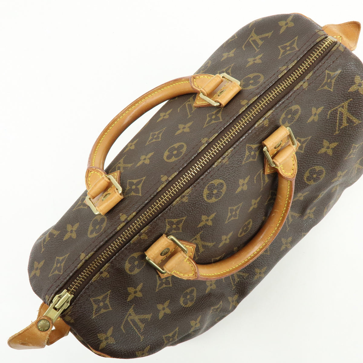Louis Vuitton Monogram Speedy 30 Boston Bag Hand Bag Brown M41526