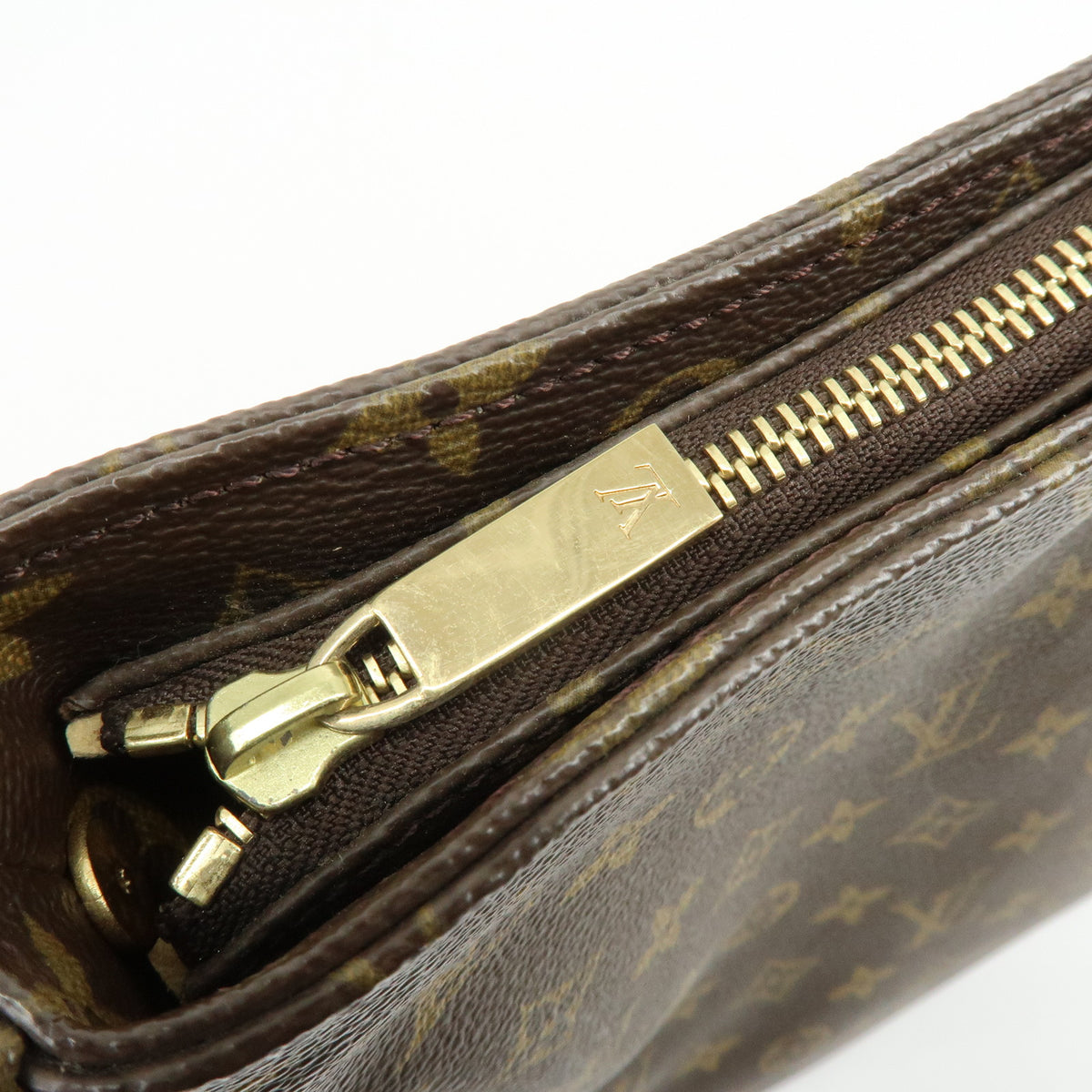 Louis Vuitton Monogram Looping GM Shoulder Bag Hand Bag Brown M51145